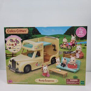 Calico Critters Family Campervan Playset With Accessories NIB